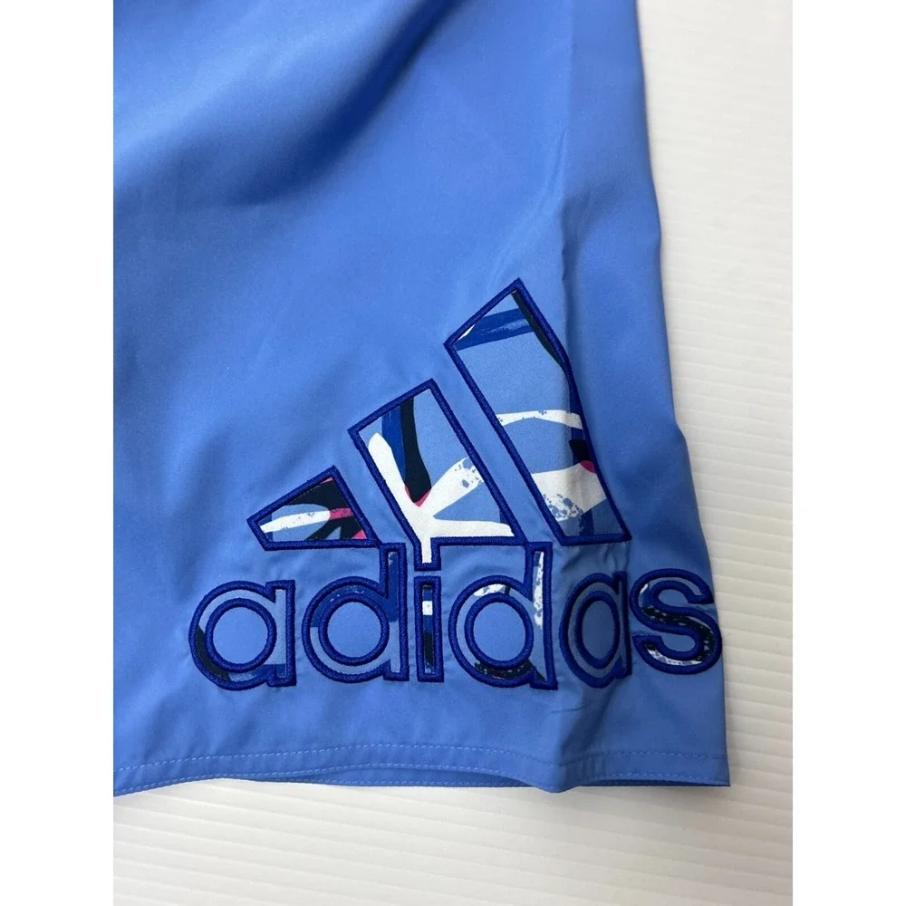 Adidas Men's Size Small CLX Classic Swim Shorts Trunks Blue Fusion HT2140